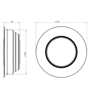 Poolbeleuchtung - Superfine LED – 30 W / 12 V (Nur Armatür, ohne Gehäuse)